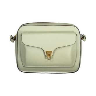 Coccinelle Cross Body Bags, female, Green, Size: ONE SIZE Green Leather Crossbody Bag