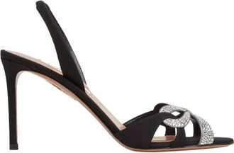 Aquazzura Sandalen - Dames - Sandalen met hakken - Zwart - 40 EU - Schoenen