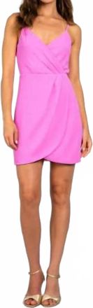 Lavender Brown Tegan Mini Dress In Pink