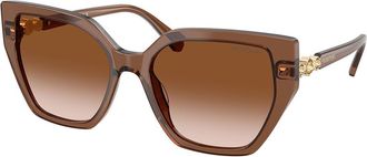 Swarovski SK6016 106713 Womens Sunglasses Brown Size 56
