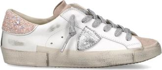 Philippe Model Prsx Low-Top Sneakers - Dames - Sneakers - Wit - 40 EU - Leer - Schoenen