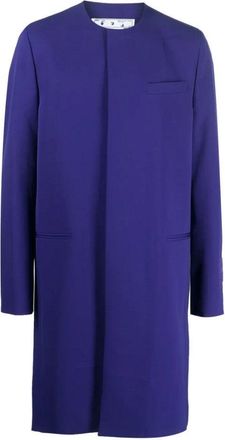 Off-white Wave Tag Dry Wool Skate Coat