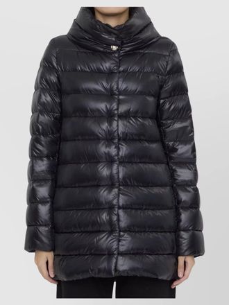 Herno quilted down jacket high collar