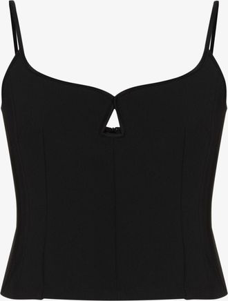 Paris Georgia Marlo Cutout Camisole Top - Womens - Polyester/Triacetate