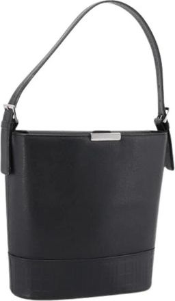 Burberry Pre-owned Bucket Bag - Dames - Vintage Tas - Zwart - ONE Size - Leer - Vintage