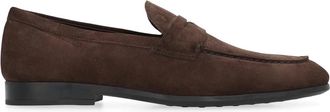 Tod's Gommino Su&egrave;de Loafers - Heren - Loafers - Bruin - 40 EU - Su&egrave;de - Schoenen