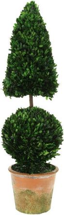 Mark Roberts Boxwood Topiary Cone and Ball in Green at Nordstrom