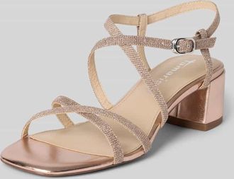 Tamaris Tamaris Sandaletten mit Dornschließe in Rose Gold, Größe 36