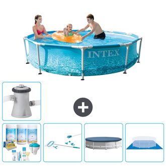 Intex Piscina Con Estructura Redonda - 305x76 Cm - 7-piezas S20352