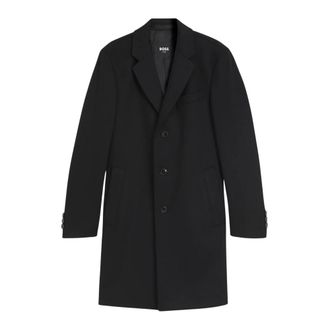 HUGO BOSS Abrigo H-Hyde-264 - Coats - Hombre - Negro - 3XL
