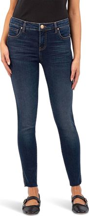 Kut from the Kloth Connie High-Rise Ankle Jeans In Euro Base Wash