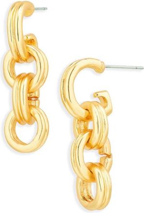 Karine Sultan Rounded Chain Drop Earrings in Gold at Nordstrom