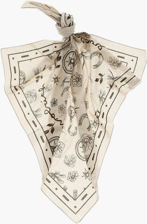 Woolrich Cotton Patterned Scarf ROADTRIP size One Size