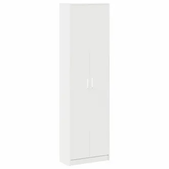 vidaXL Guardaroba Con Porta Bianco 55 X 25 X 189 Cm Legno Multistrato - Vidaxl