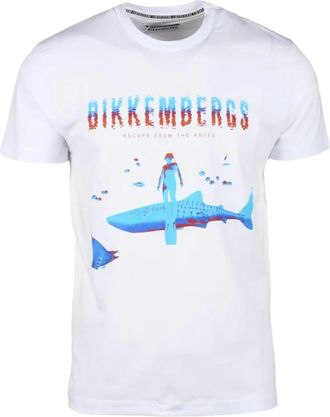 Dirk Bikkembergs T-shirt - - Tops - Uomo - Bianco - S
