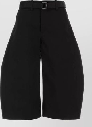 sacai cotton bermuda shorts