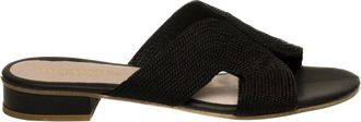 Vincent Vega Vincent Vega, Schoenen, Dames, Zwart, 36 EU, Leer, Leyton Slide