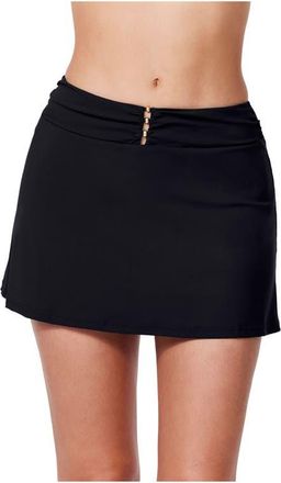 Gottex Tutti Frutti Gold Beaded Pull-On Cover in Black at Nordstrom, Size X-Large