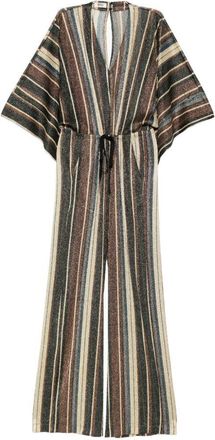 Siyu gestreepte lange jumpsuit