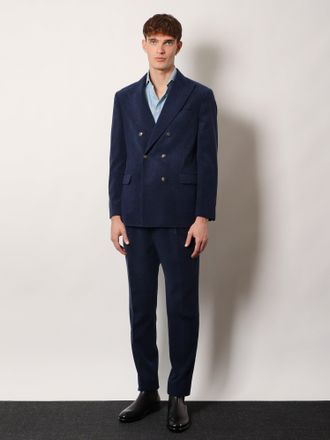 Brunello Cucinelli Mens Shirt Cotton Blue