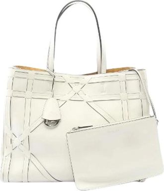 Dior Borsa Tote Pre-owned Giant Cannage Connect - - Pre-owned - Donna - Bianco - ONE SIZE