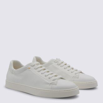 Doucal's DoucalS Leather Low-Top Sneaker - White