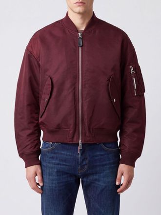 Dsquared2 Bomber in nylon bicolore con tasche applicate