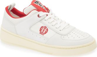 Bally Riweira Low Top Sneaker in White/Lipstick at Nordstrom Rack, Size 11.5Us / 44.5Eu