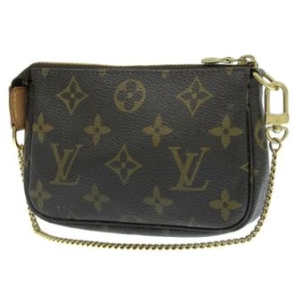Louis Vuitton Pre-owned Mini Bags, female, Brown, Size: ONE SIZE Pre-owned Canvas Mini Bag