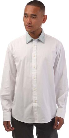 Diesel Mens Holls Regular Fit Shirt in White - Size X-Large