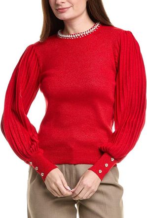 Nanette Lepore Ribbed Pullover Sweater