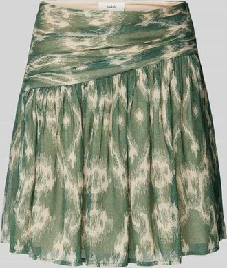 BA&SH Minirock mit gelegten Falten Modell MINA in Gruen, Gr&ouml;&szlig;e 34