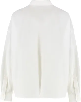 Pinko Womens Shirt Centoundici Cotton White White-Snow White/snow