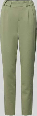 Kaffe Tapered Fit Bundfaltenhose mit Eingrifftaschen Modell jenny in Khaki, Gr&ouml;&szlig;e XXL