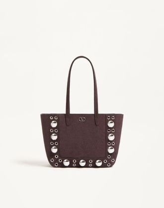 Valentino Garavani Borsa Shopping Mini Valentino Garavani Nellc&ocirc;te In Suede Donna MARRONE UNI