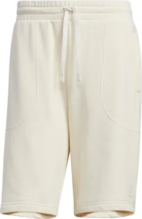 adidas neo Solid Color Lacing Casual Straight Shorts Unisex White HS6820