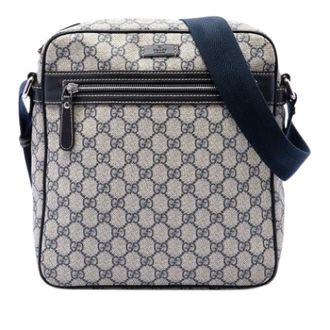 Gucci Pre-owned Cross Body Bags, female, Beige, Size: ONE SIZE Pre-owned Canvas Crossbody Bag