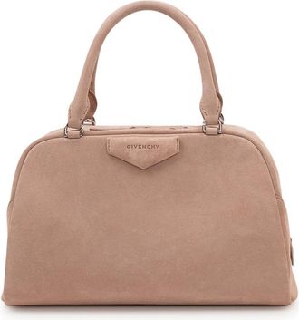 Givenchy Antigona East-West Medium Bag - Dames - Handtassen - Beige - ONE Size - Katoen - Tassen