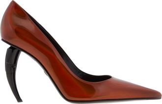 Roberto Cavalli Pointed Pumps with Claw Heel, Brand Size 38 ( US Size 8 )