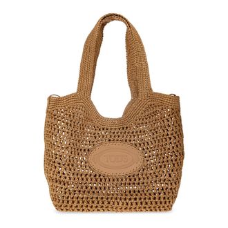 Tod's Tods, Tote Bags, female, Brown, Size: ONE SIZE EBL Medium Shopper Bag