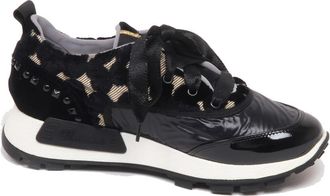 Barracuda Velvet Gouden Schoenen Model Bd 0806B - Dames - Sneakers - Zwart - 36 EU - Schoenen