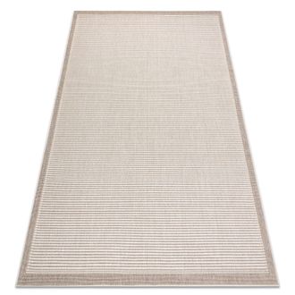 RugsX Rugsx - Alfombra Spring 20411558 Sisal L&iacute;neas, Marco Bucle - Beige Beige 120x170 Cm