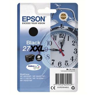 Epson Singlepack Black 27xxl Durabrite Ultra Ink