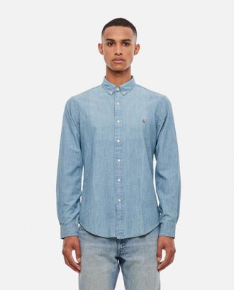 Ralph Lauren Blue Long Sleeve Sport Shirt