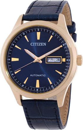 Citizen Mechanical Automatic Blue Dial Mens Watch NY4063-01L