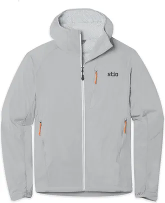 Stio | Mens Dawner Hooded Jacket, Size Extra Large in Alloy Grey