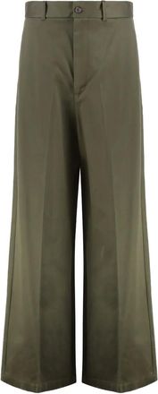 Nili Lotan Pantaloni a gamba ampia - Verde