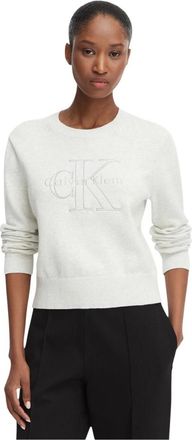 Calvin Klein Jeans Donna, Maglie, Grigio, L, new