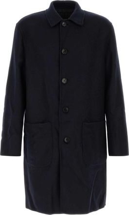 Etro Navy Blue Reversible Coat