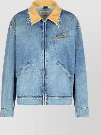 Maison Margiela denim jacket with adjustable waist tabs